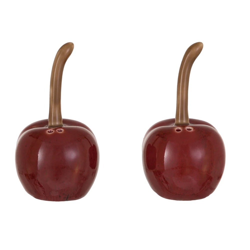 Cherry Salt and Pepper Shakers - Picture 2 of 2